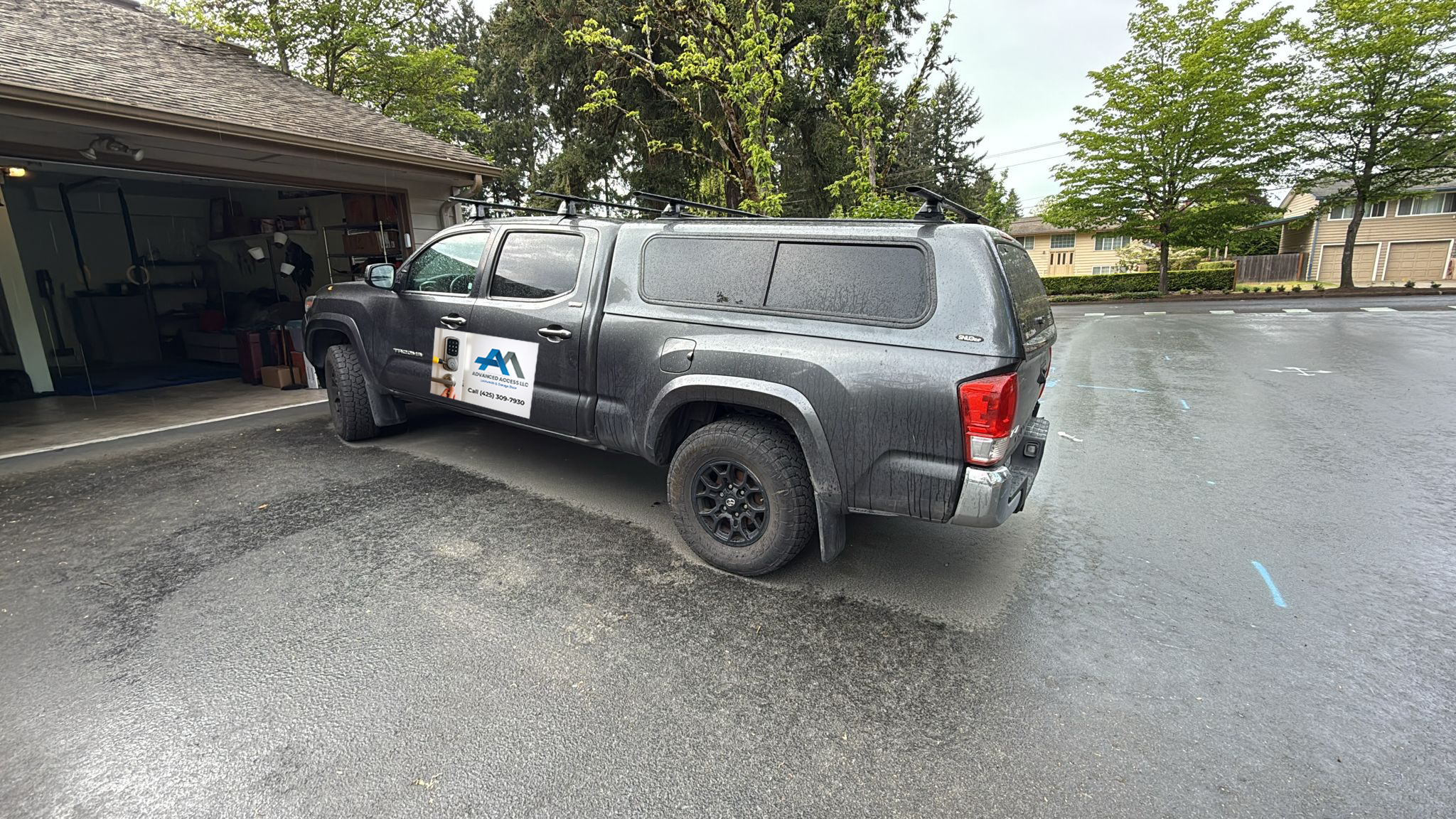 on site fixing garage door